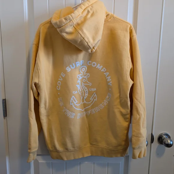 Cove Orange Hoodie Sweater - Picture 4 of 6